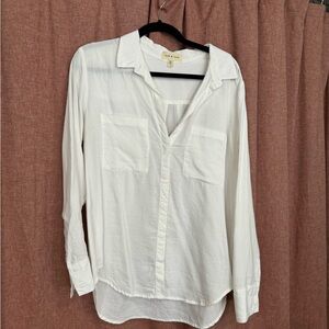Cloth & Stone white button down, size large